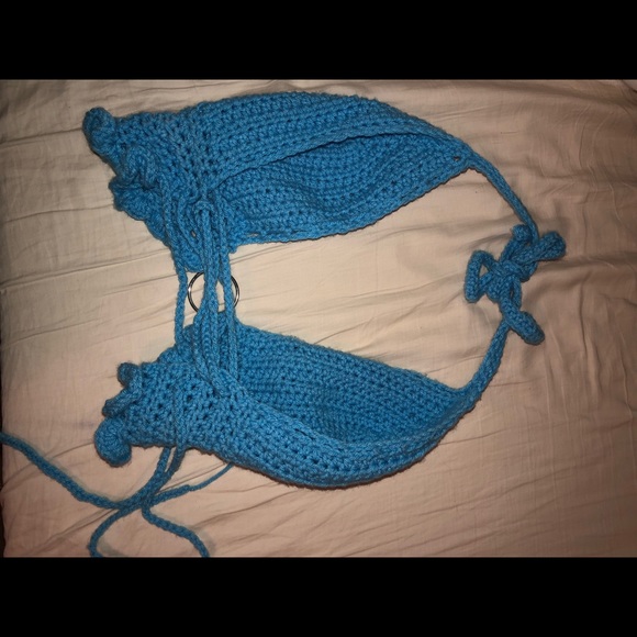 HAND MADE crochet beach top - Picture 3 of 5